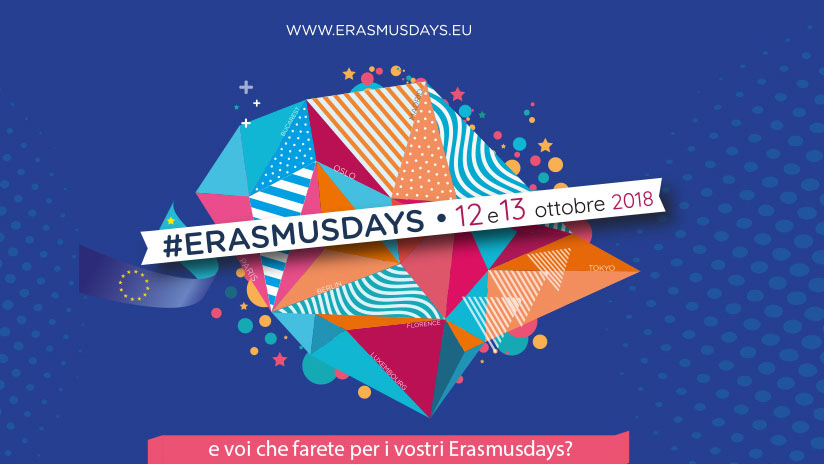 #Erasmusdays2018. Le Giornate Erasmus in arrivo il 12 e 13 Ottobre in 20 diversi Paesi