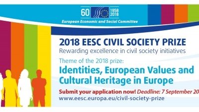 Premio CESE per la società civile 2018