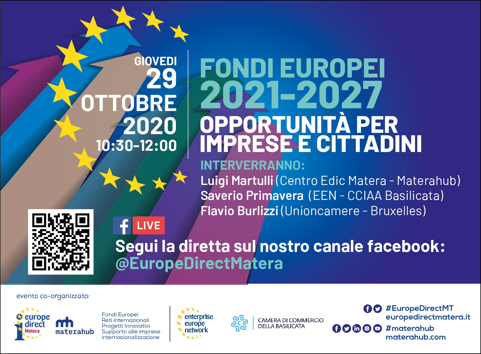 Webinar Fondi Europei 2021-2027: Opportunità per imprese e cittadini
